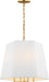 Myhouse Lighting Visual Comfort Studio - PCP1024GD - Four Light Hanging Shade - Lille - Gild/Gild