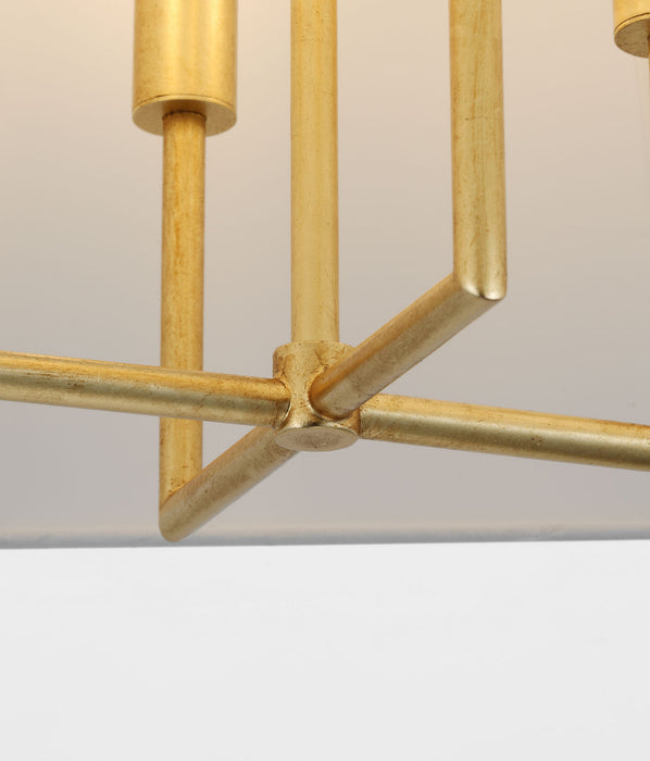 Myhouse Lighting Visual Comfort Studio - PCP1024GD - Four Light Hanging Shade - Lille - Gild/Gild