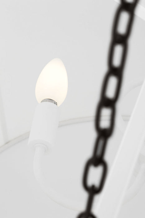 Myhouse Lighting Visual Comfort Studio - PCP1033AI - Three Light Hanging Shade - Herve - Aged Iroged Iron