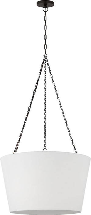 Myhouse Lighting Visual Comfort Studio - PCP1033AI - Three Light Hanging Shade - Herve - Aged Iroged Iron