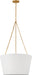 Myhouse Lighting Visual Comfort Studio - PCP1033GD - Three Light Hanging Shade - Herve - Gild/Gild