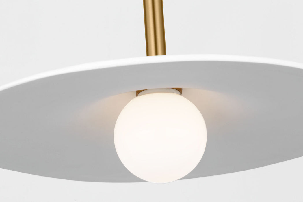 Myhouse Lighting Visual Comfort Studio - KSP1191BBS - LED Pendant - Endicott - Burnished Brass/Burnished Brass