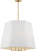 Myhouse Lighting Visual Comfort Studio - PCP1004GD - Four Light Hanging Shade - Lille - Gild/Gild