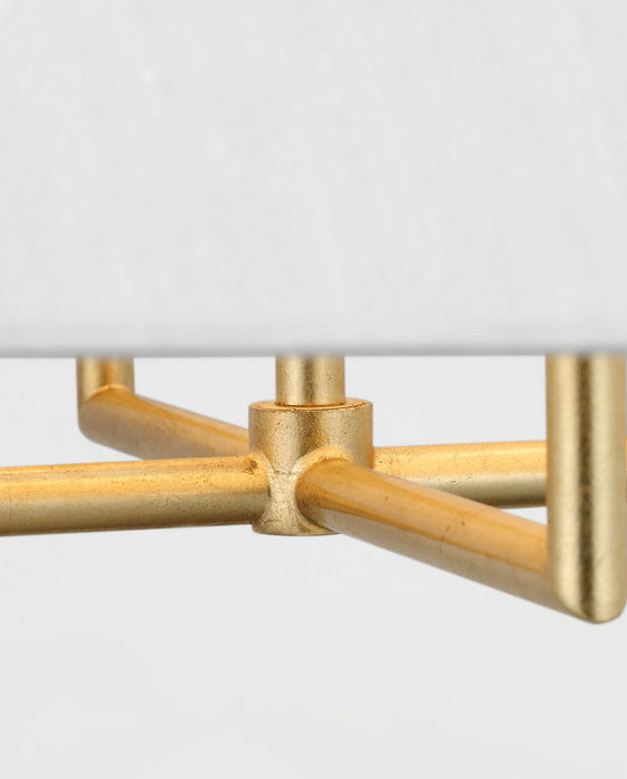 Myhouse Lighting Visual Comfort Studio - PCP1004GD - Four Light Hanging Shade - Lille - Gild/Gild