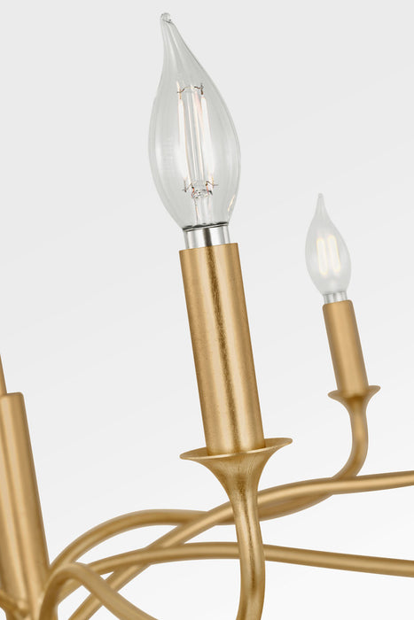 Myhouse Lighting Visual Comfort Studio - AC1218GD - Eight Light Chandelier - Chatsworth - Gild/Gild