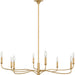 Myhouse Lighting Visual Comfort Studio - AC1218GD - Eight Light Chandelier - Chatsworth - Gild/Gild