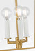 Myhouse Lighting Visual Comfort Studio - KSC1183BBS - Three Light Lantern - Carlyle - Burnished Brass/Burnished Brass