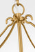 Myhouse Lighting Visual Comfort Studio - KSC1183MBK - Three Light Lantern - Carlyle - Midnight Black/Burnished Brass