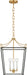 Myhouse Lighting Visual Comfort Studio - KSC1183MBK - Three Light Lantern - Carlyle - Midnight Black/Burnished Brass