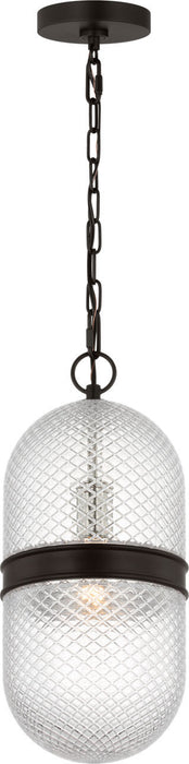 Myhouse Lighting Visual Comfort Studio - AP1291AI - One Light Pendant - Lucinda - Aged Iroged Iron