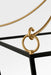 Myhouse Lighting Visual Comfort Studio - KSC1174MBK - Four Light Lantern - Carlyle - Midnight Black/Burnished Brass