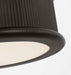 Myhouse Lighting Visual Comfort Studio - PCF1033AI - Three Light Flush Mount - Ritz - Aged Iroged Iron
