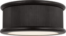 Myhouse Lighting Visual Comfort Studio - PCF1033AI - Three Light Flush Mount - Ritz - Aged Iroged Iron