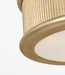 Myhouse Lighting Visual Comfort Studio - PCF1033GD - Three Light Flush Mount - Ritz - Gild/Gild