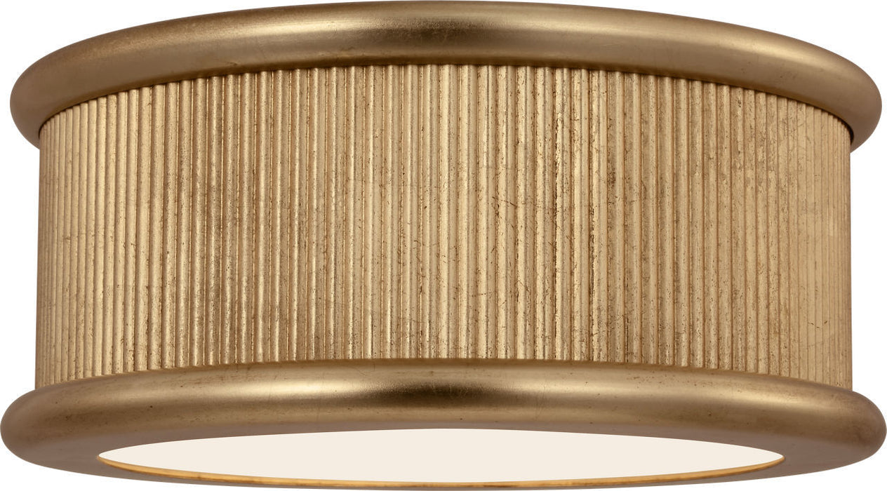 Myhouse Lighting Visual Comfort Studio - PCF1033GD - Three Light Flush Mount - Ritz - Gild/Gild