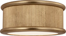 Myhouse Lighting Visual Comfort Studio - PCF1033GD - Three Light Flush Mount - Ritz - Gild/Gild