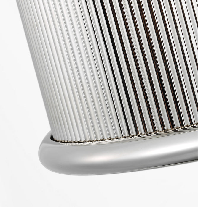 Myhouse Lighting Visual Comfort Studio - PCF1033PN - Three Light Flush Mount - Ritz - Polished Nickel/Polished Nickel