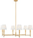 Myhouse Lighting Visual Comfort Studio - AC1206GD - Six Light Chandelier - Greard - Gild/Gild