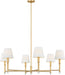 Myhouse Lighting Visual Comfort Studio - AC1206GD - Six Light Chandelier - Greard - Gild/Gild