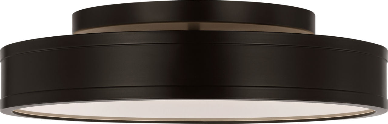 Myhouse Lighting Visual Comfort Studio - PCF1041AI - LED Semi Flush Mount - Dupont - Aged Iroged Iron