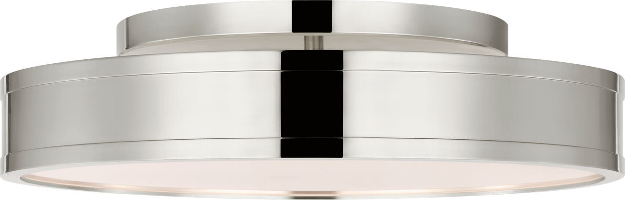 Myhouse Lighting Visual Comfort Studio - PCF1041PN - LED Semi Flush Mount - Dupont - Polished Nickel/Polished Nickel