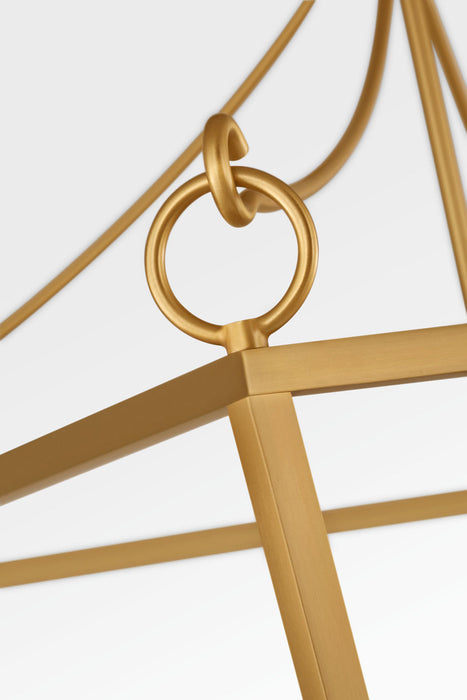 Myhouse Lighting Visual Comfort Studio - KSC1194BBS - Four Light Lantern - Carlyle - Burnished Brass/Burnished Brass