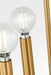 Myhouse Lighting Visual Comfort Studio - KSC1194BBS - Four Light Lantern - Carlyle - Burnished Brass/Burnished Brass