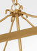 Myhouse Lighting Visual Comfort Studio - KSC1194BBS - Four Light Lantern - Carlyle - Burnished Brass/Burnished Brass