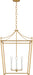 Myhouse Lighting Visual Comfort Studio - KSC1194BBS - Four Light Lantern - Carlyle - Burnished Brass/Burnished Brass