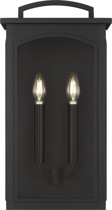 Myhouse Lighting Visual Comfort Studio - CO1542TXB - Two Light Wall Lantern - Modesto - Textured Black/Textured Black