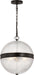Myhouse Lighting Visual Comfort Studio - AP1303AI - Three Light Pendant - Lucinda - Aged Iroged Iron