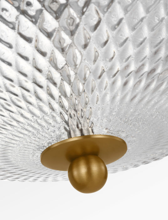 Myhouse Lighting Visual Comfort Studio - AP1303BBS - Three Light Pendant - Lucinda - Burnished Brass/Burnished Brass