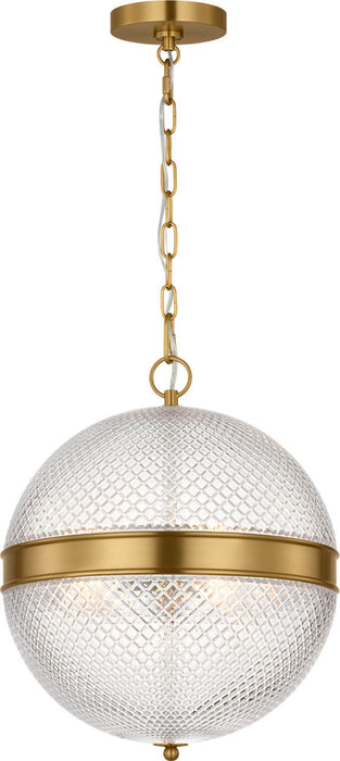 Myhouse Lighting Visual Comfort Studio - AP1303BBS - Three Light Pendant - Lucinda - Burnished Brass/Burnished Brass