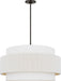 Myhouse Lighting Visual Comfort Studio - EP1184AI - Four Light Hanging Shade - Belaro - Aged Iroged Iron