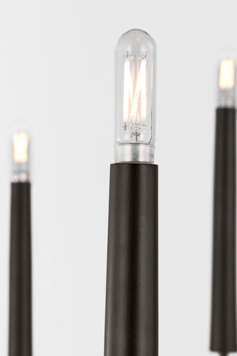 Myhouse Lighting Visual Comfort Studio - EC1198AI - Eight Light Chandelier - Lois - Aged Iroged Iron