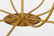 Myhouse Lighting Visual Comfort Studio - EC1198BBS - Eight Light Chandelier - Lois - Burnished Brass/Burnished Brass