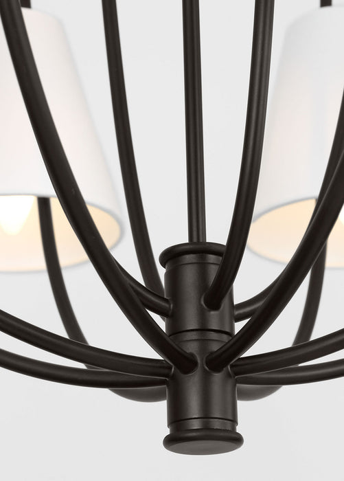 Myhouse Lighting Visual Comfort Studio - CC18312AI - 12 Light Chandelier - Marina - Aged Iroged Iron