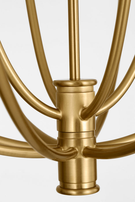 Myhouse Lighting Visual Comfort Studio - CC18312BBS - 12 Light Chandelier - Marina - Burnished Brass/Burnished Brass