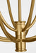 Myhouse Lighting Visual Comfort Studio - CC18312BBS - 12 Light Chandelier - Marina - Burnished Brass/Burnished Brass
