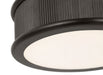 Myhouse Lighting Visual Comfort Studio - PCF1025AI - Five Light Flush Mount - Ritz - Aged Iroged Iron