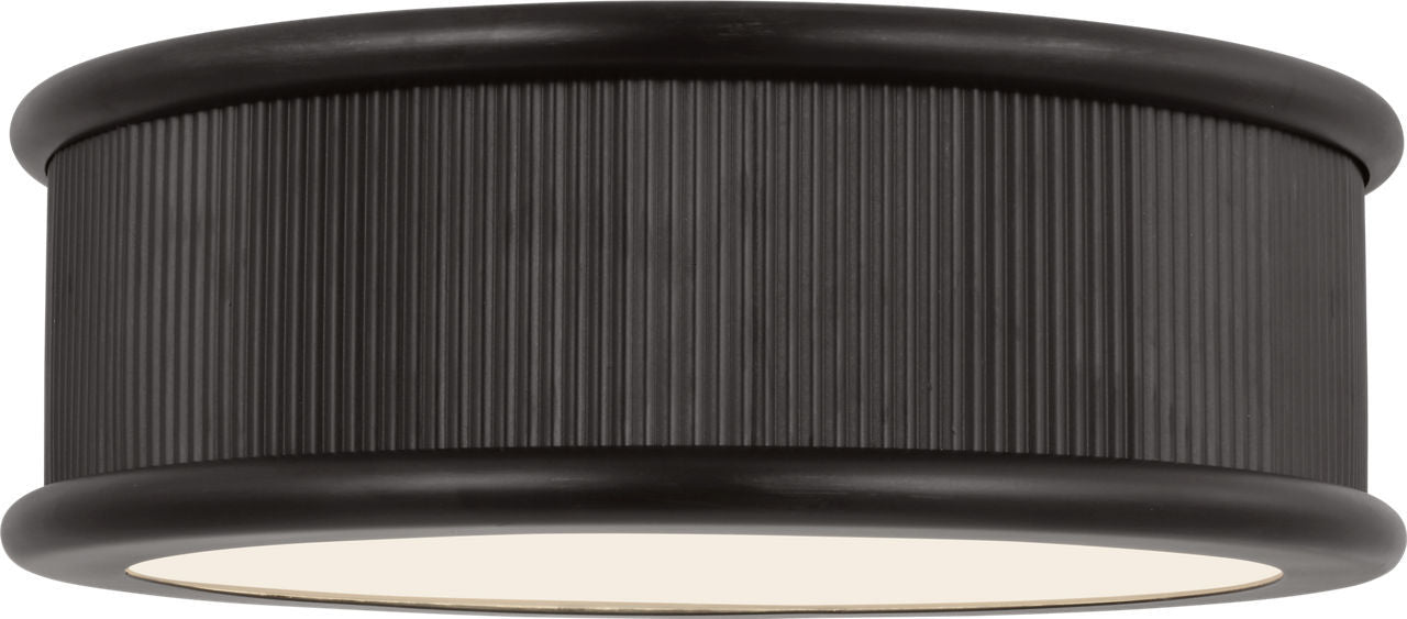 Myhouse Lighting Visual Comfort Studio - PCF1025AI - Five Light Flush Mount - Ritz - Aged Iroged Iron