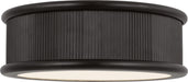Myhouse Lighting Visual Comfort Studio - PCF1025AI - Five Light Flush Mount - Ritz - Aged Iroged Iron