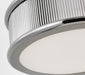 Myhouse Lighting Visual Comfort Studio - PCF1025PN - Five Light Flush Mount - Ritz - Polished Nickel/Polished Nickel
