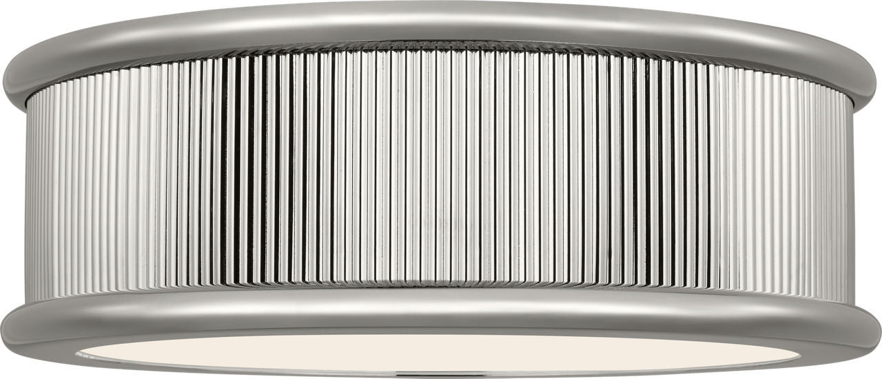 Myhouse Lighting Visual Comfort Studio - PCF1025PN - Five Light Flush Mount - Ritz - Polished Nickel/Polished Nickel