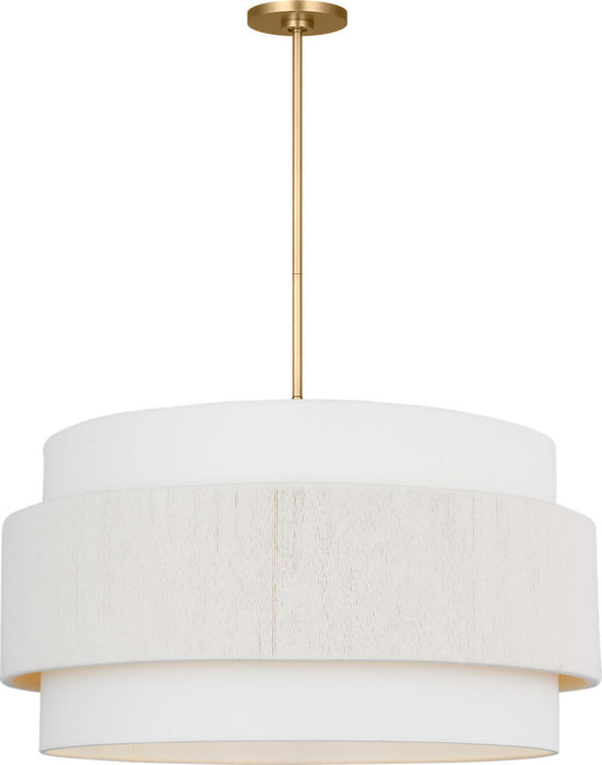 Myhouse Lighting Visual Comfort Studio - EP1196GD - Six Light Hanging Shade - Belaro - Gild/Gild