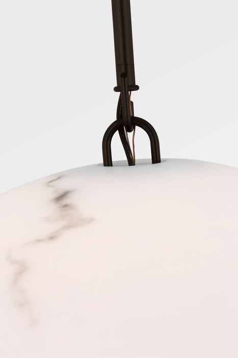 Myhouse Lighting Visual Comfort Studio - CP1481AI - One Light Pendant - Savina - Aged Iroged Iron