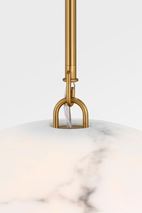 Myhouse Lighting Visual Comfort Studio - CP1481BBS - One Light Pendant - Savina - Burnished Brass/Burnished Brass