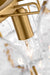 Myhouse Lighting Visual Comfort Studio - KSF1113BBS - Three Light Flush Mount - Candace - Burnished Brass/Burnished Brass