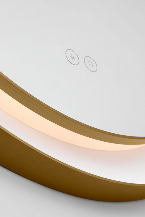 Myhouse Lighting Visual Comfort Studio - KSMRIL104BBS - LED Mirror - Chopin - Burnished Brass/Burnished Brass