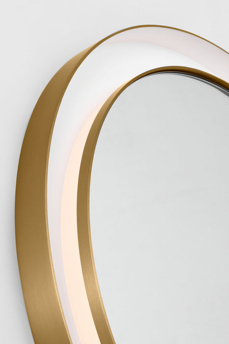 Myhouse Lighting Visual Comfort Studio - KSMRIL104BBS - LED Mirror - Chopin - Burnished Brass/Burnished Brass